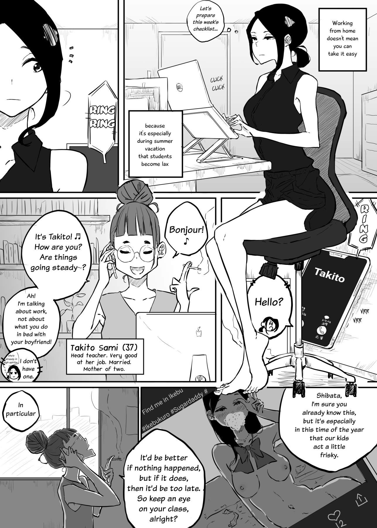 Hentai Manga Comic-The Story of a Strict Teacher Who Got Fucked by Her Gyaru Bitch Student #2-Read-9